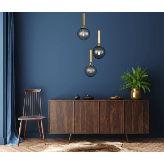 Lampa wisząca Ravena PND-2324-3A BRO+SG Italux - zdjęcie produktu